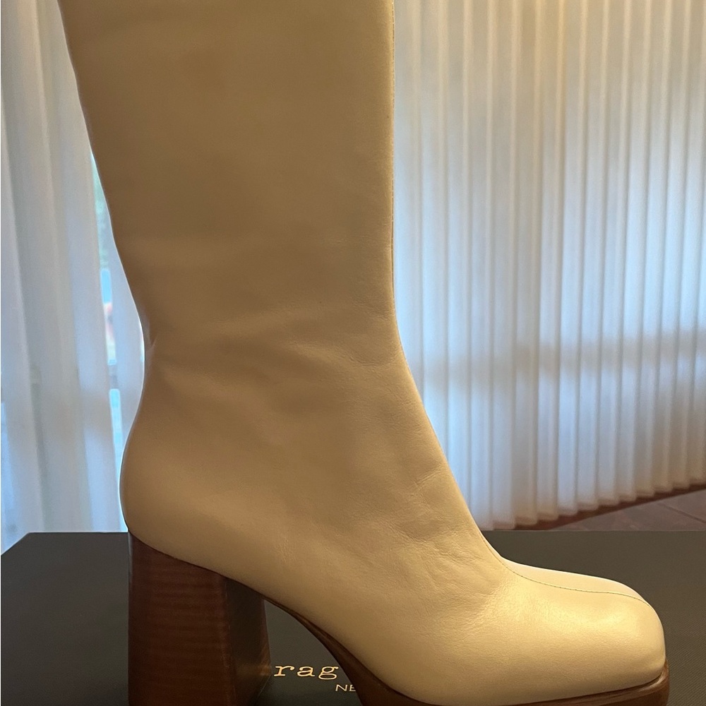 Rag & Bone Matrix Leather Platform Boots